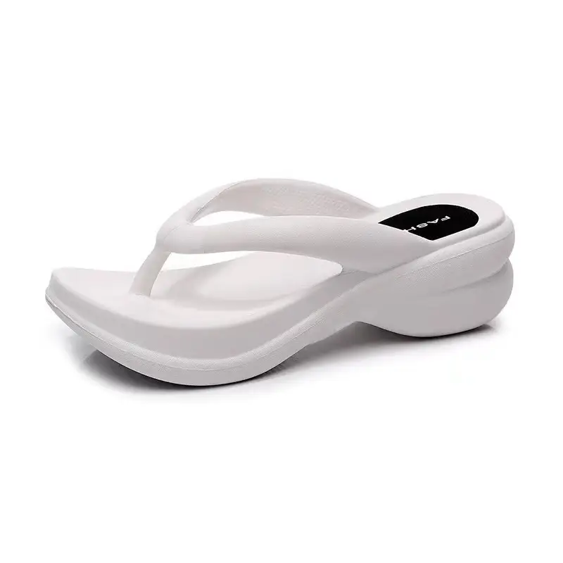 Flip-flops New Women's Shoes Outdoor Beach Korean Dongdaemun Thick Slippers Summer Outfit Flip-flops Women's Sandals - Image 8