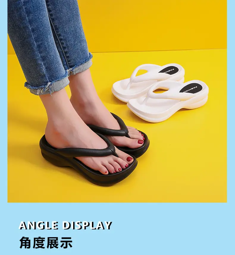 Flip-flops New Women's Shoes Outdoor Beach Korean Dongdaemun Thick Slippers Summer Outfit Flip-flops Women's Sandals — feature 21