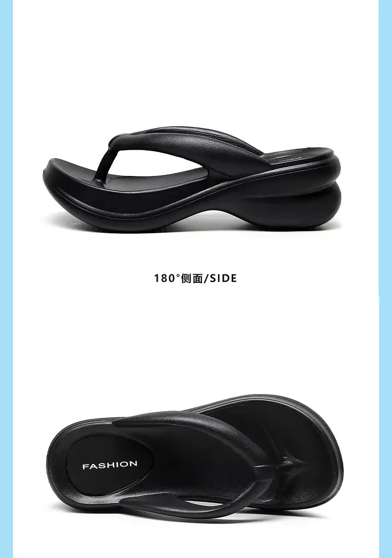Flip-flops New Women's Shoes Outdoor Beach Korean Dongdaemun Thick Slippers Summer Outfit Flip-flops Women's Sandals — feature 22