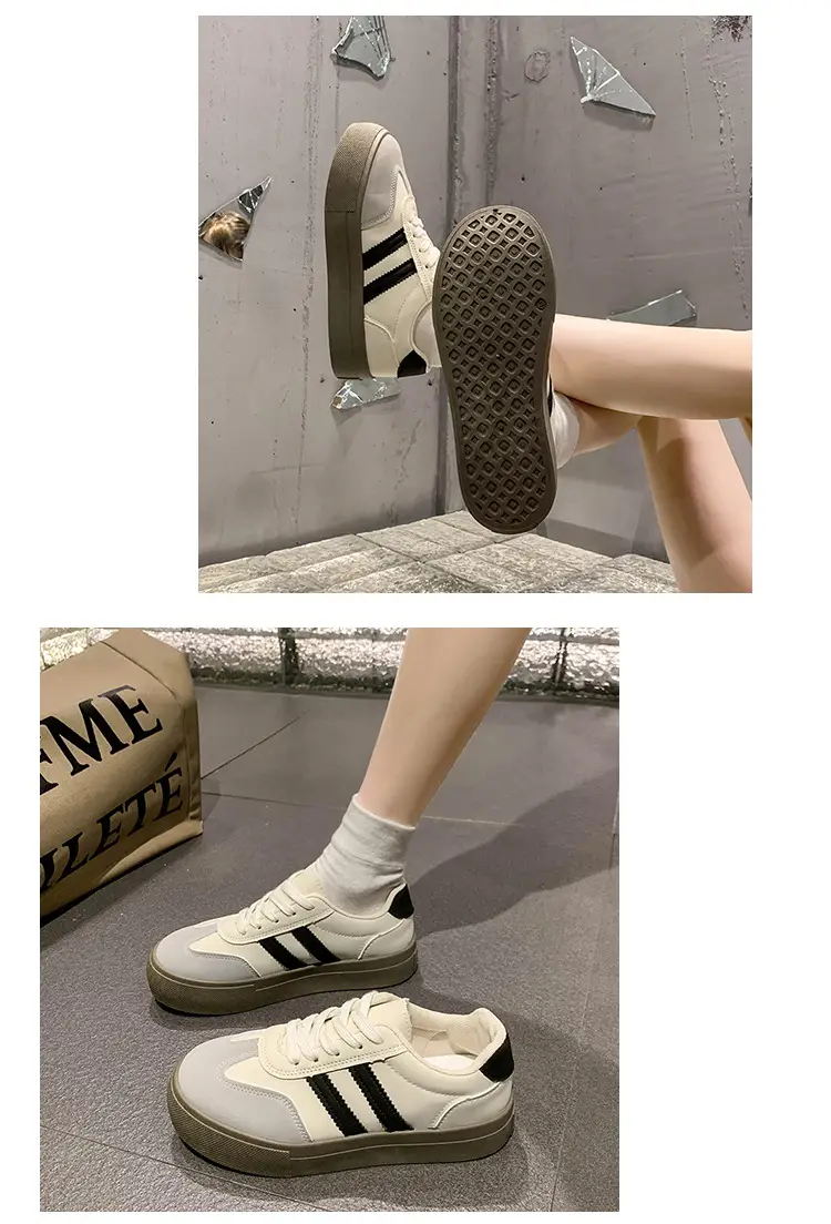 Dexun Shoes Women's Shoes 2025 New Spring and Summer Thick-Soled White Shoes Retro Forrest Gump Shoes Versatile Casual Sports Sneakers — feature 11
