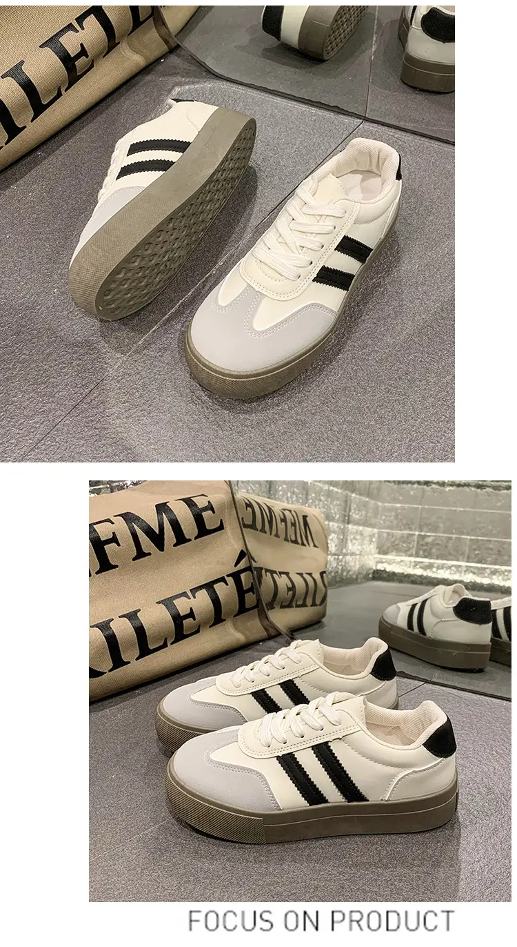 Dexun Shoes Women's Shoes 2025 New Spring and Summer Thick-Soled White Shoes Retro Forrest Gump Shoes Versatile Casual Sports Sneakers — feature 16