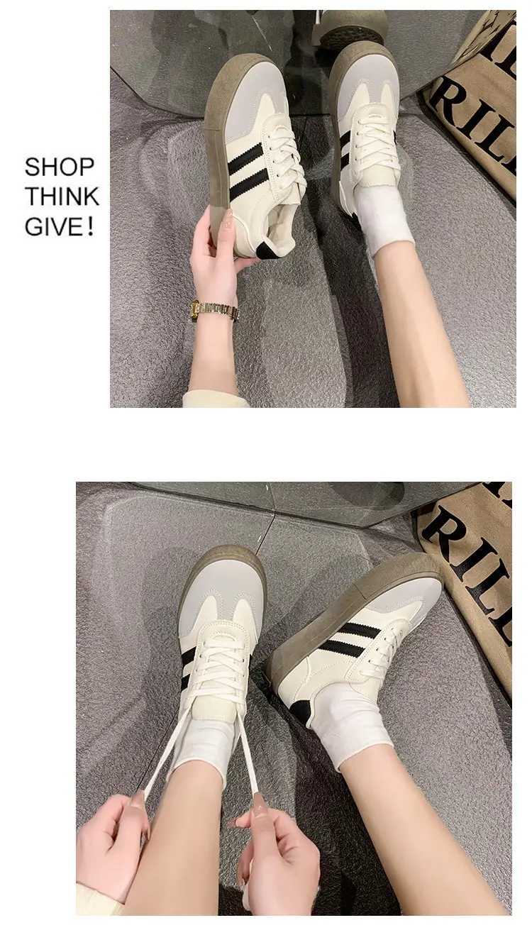 Dexun Shoes Women's Shoes 2025 New Spring and Summer Thick-Soled White Shoes Retro Forrest Gump Shoes Versatile Casual Sports Sneakers — feature 7