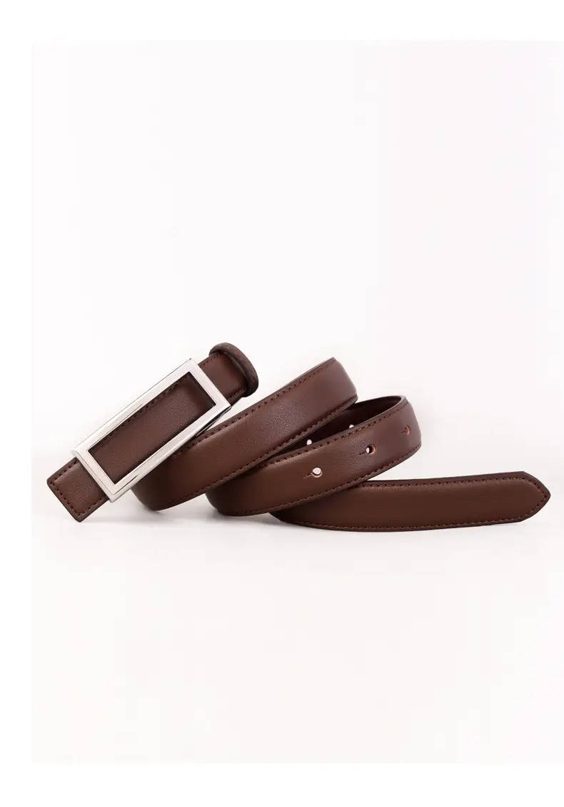 Black Leather Belt with Gold Buckle for Women — feature 29