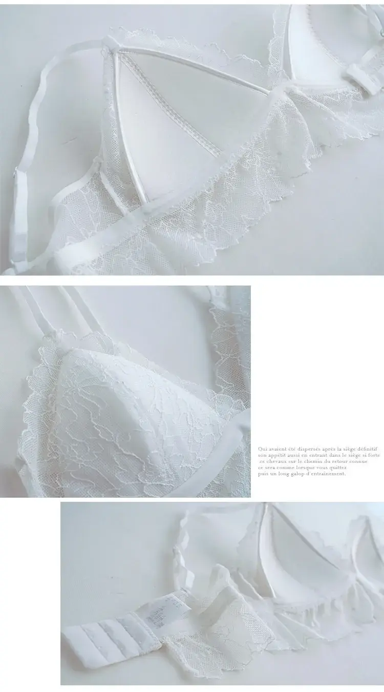 Summer Lace Bra White Black Cream 100 Silk — feature 6