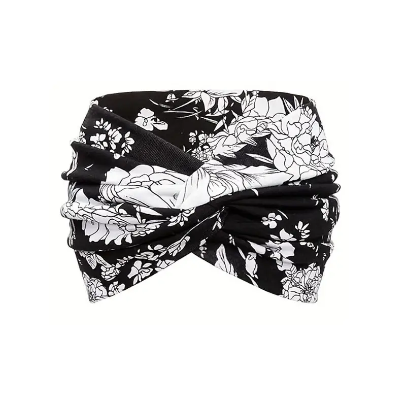 Soft Breathable Floral Headband for Women - Image 11