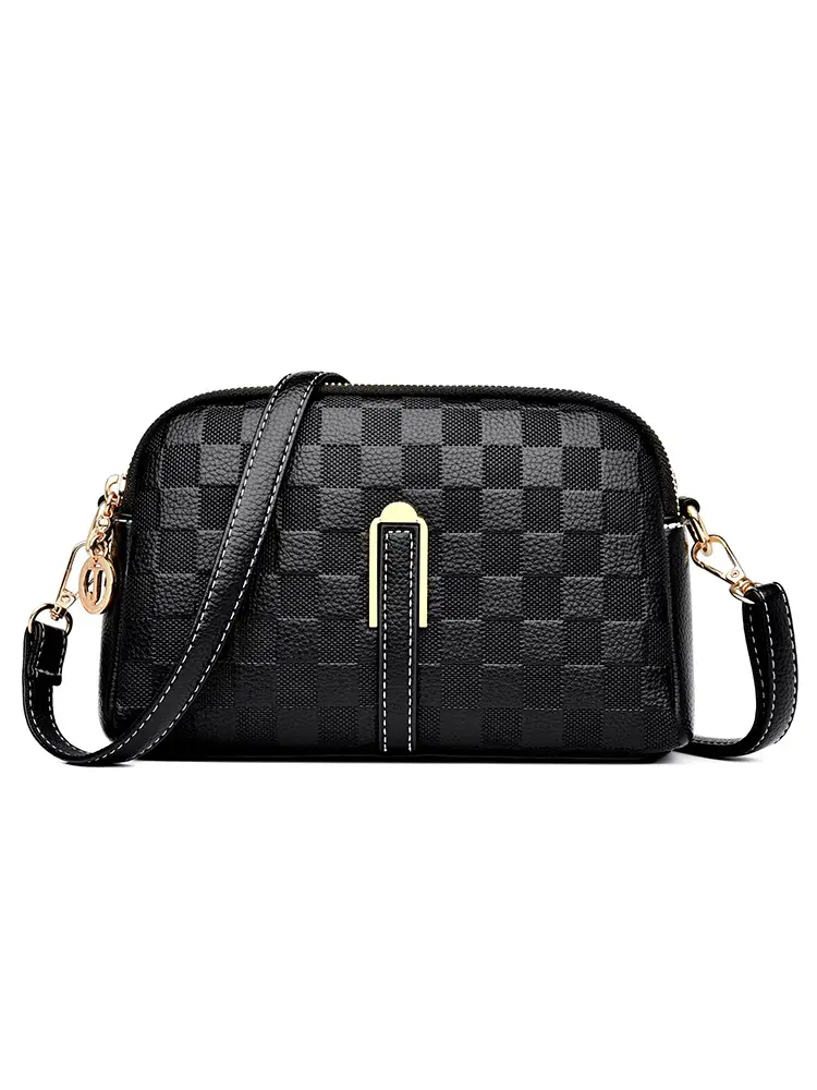 Dior Logo Gold Embossed Shoulder Bag with Earrings