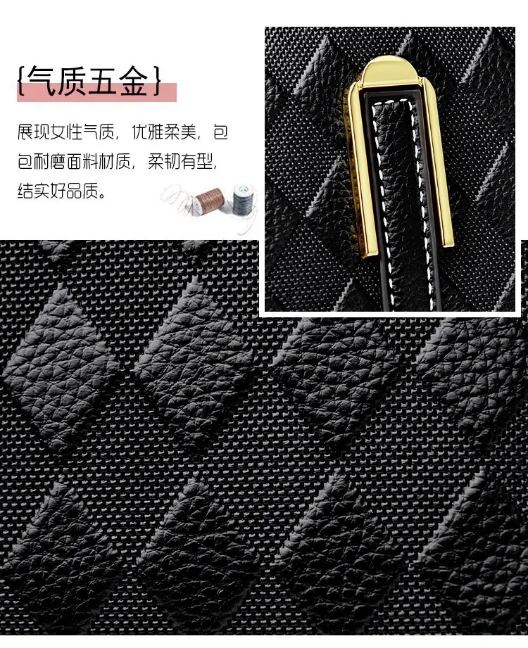 Dior Logo Gold Embossed Shoulder Bag with Earrings — feature 5