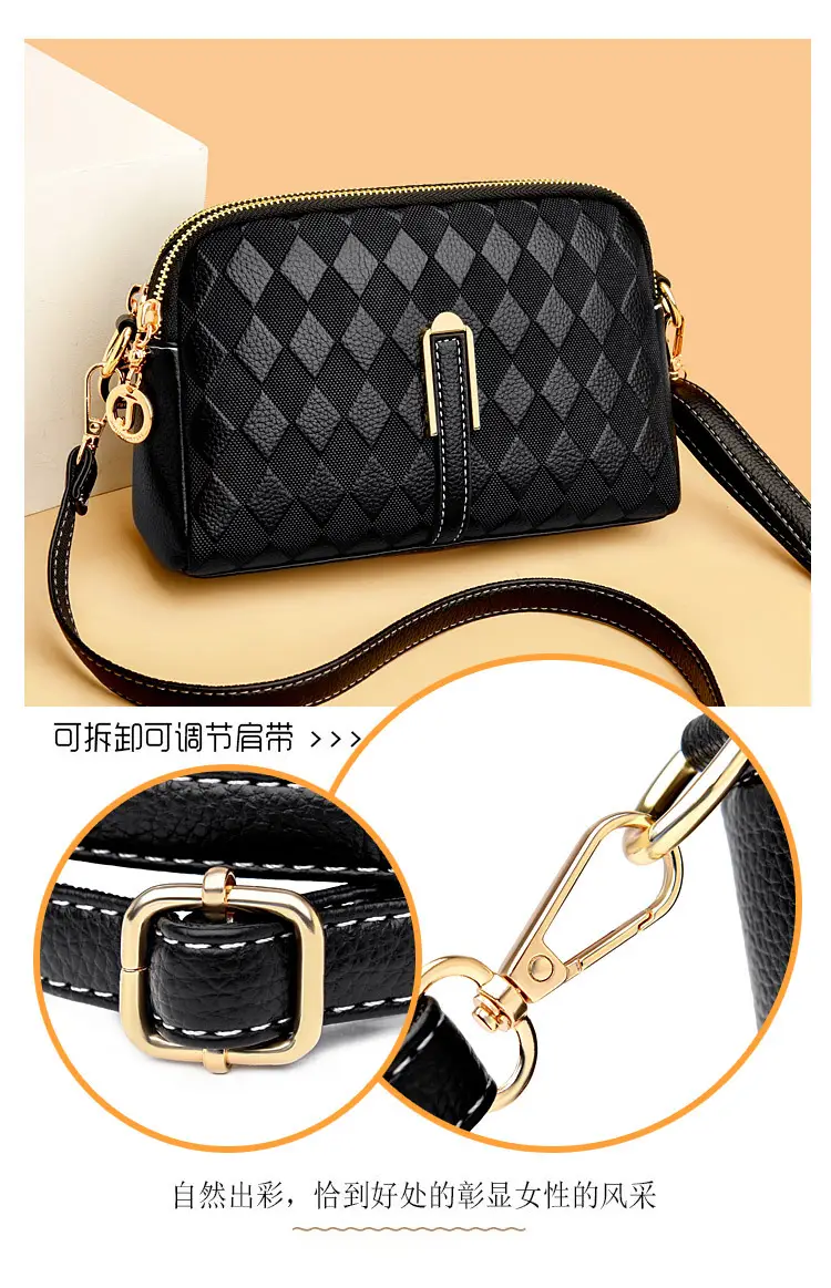 Dior Logo Gold Embossed Shoulder Bag with Earrings — feature 6
