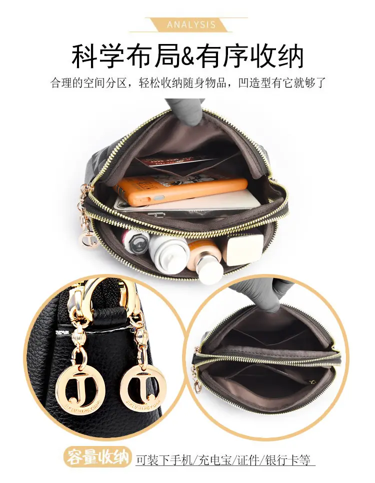 Dior Logo Gold Embossed Shoulder Bag with Earrings — feature 8