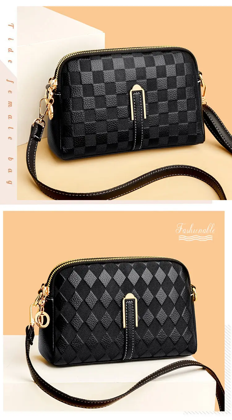 Dior Logo Gold Embossed Shoulder Bag with Earrings — feature 9