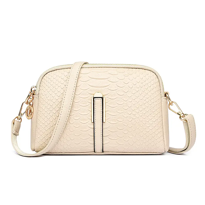 Dior Logo Gold Embossed Shoulder Bag with Earrings