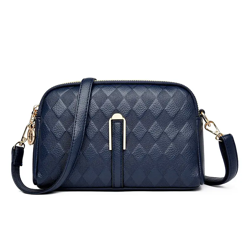 Dior Logo Gold Embossed Shoulder Bag with Earrings