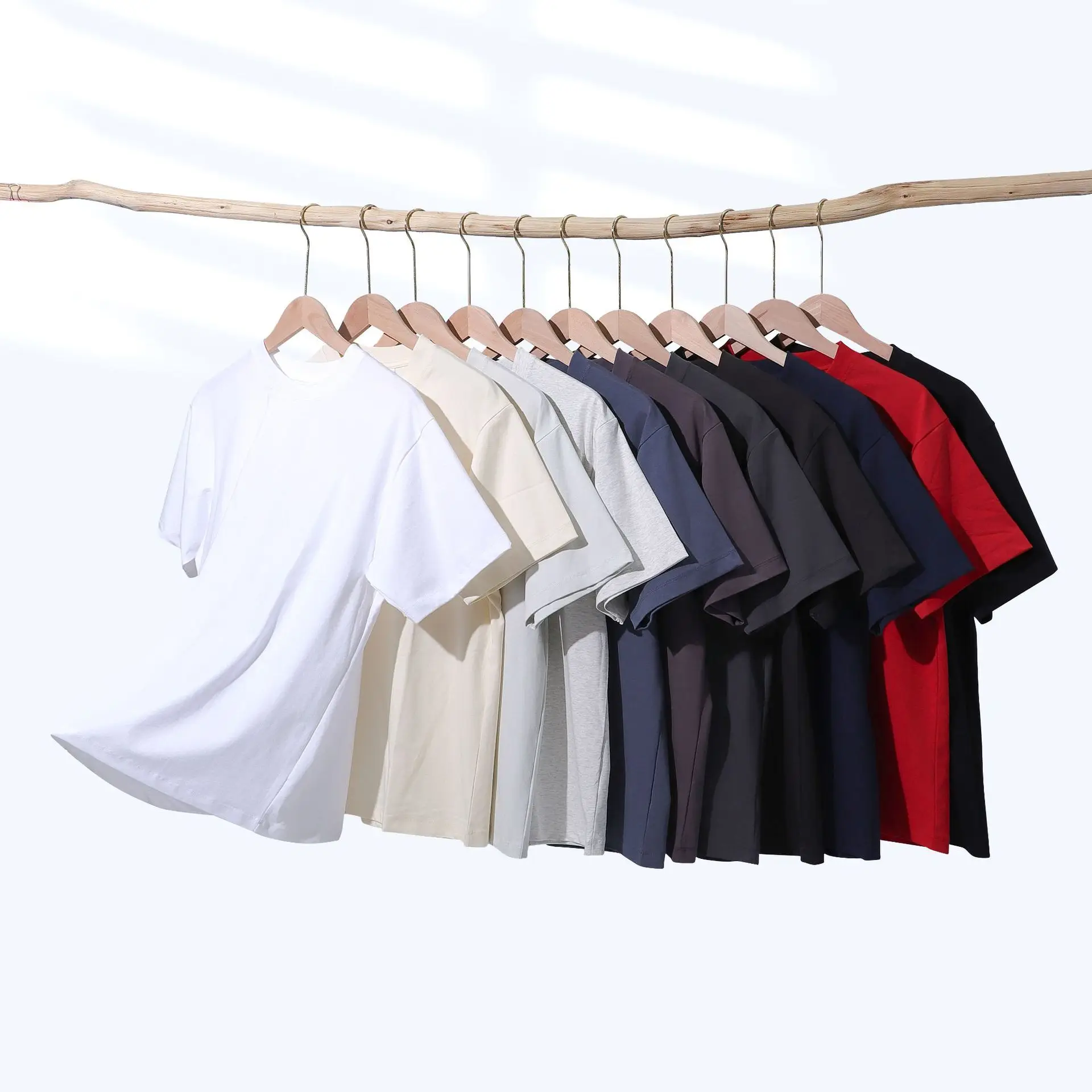 Men's 240g Cool Crewneck T-Shirt Light Blue