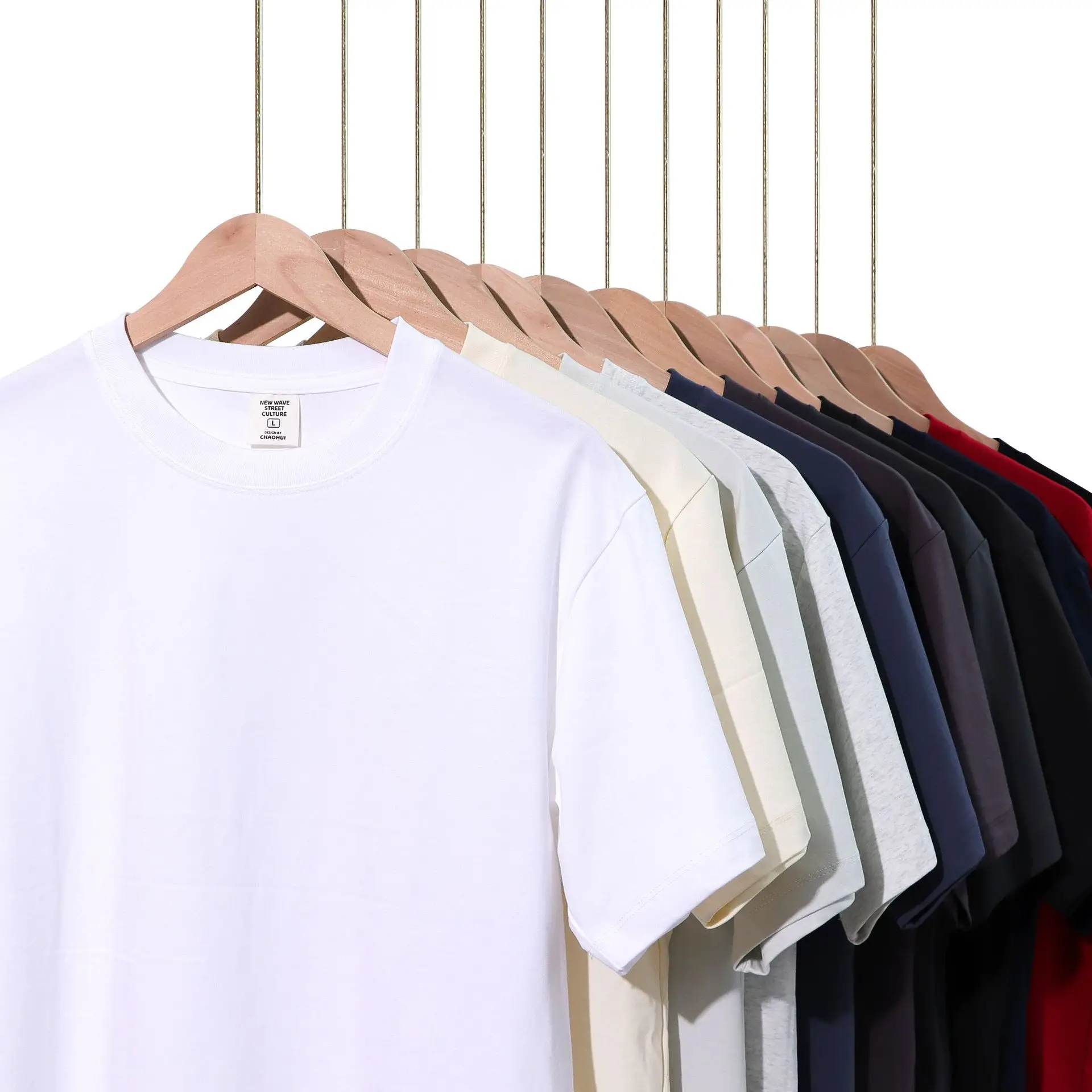 Men's 240g Cool Crewneck T-Shirt Light Blue
