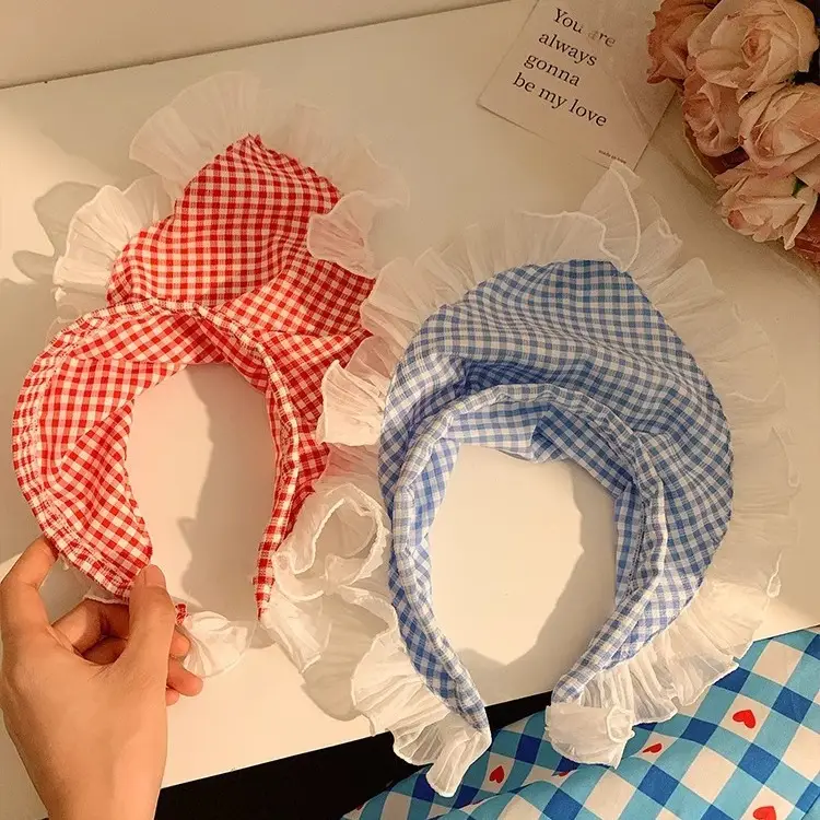 Women's Double-Sided Triangle Headband with Sunscreen & Hair Hoop - Image 9