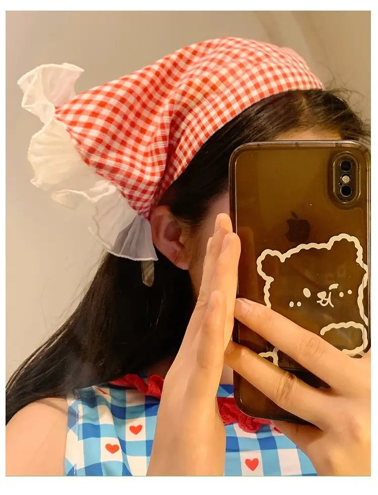 Women's Double-Sided Triangle Headband with Sunscreen & Hair Hoop — feature 2