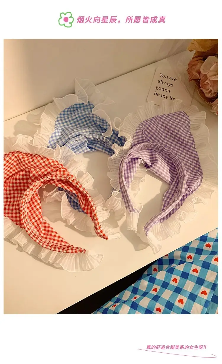 Women's Double-Sided Triangle Headband with Sunscreen & Hair Hoop — feature 3