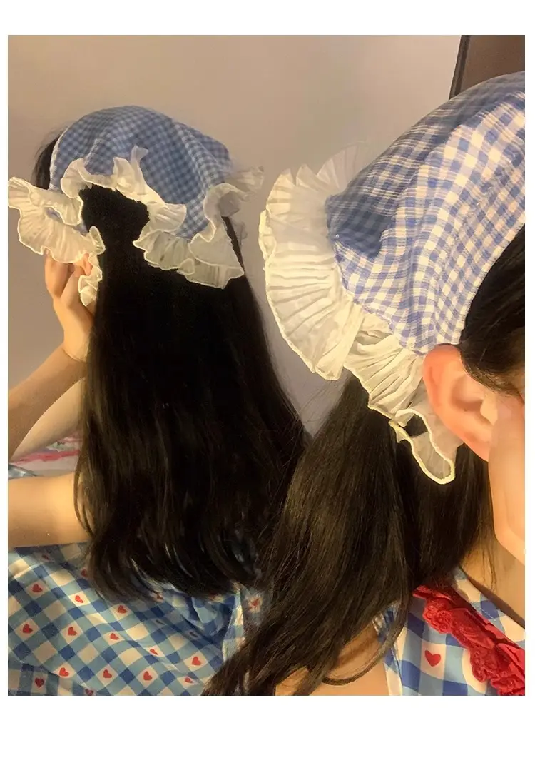 Women's Double-Sided Triangle Headband with Sunscreen & Hair Hoop — feature 6