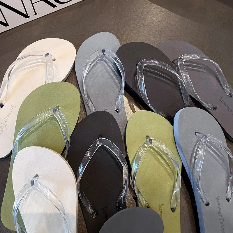 Women's 2024 Summer Flip Flops Clip Off Non-Slip Casual Flat Sandals - Image 7
