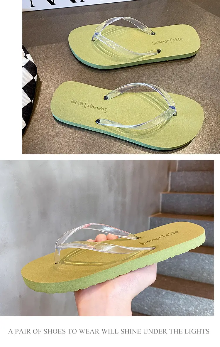 Women's 2024 Summer Flip Flops Clip Off Non-Slip Casual Flat Sandals — feature 13