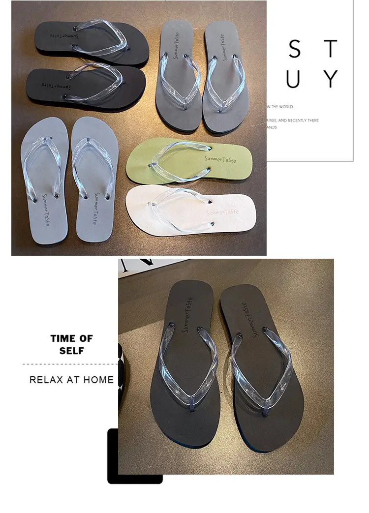 Women's 2024 Summer Flip Flops Clip Off Non-Slip Casual Flat Sandals — feature 8