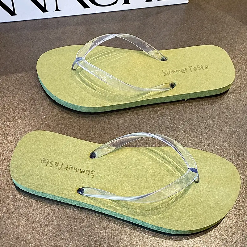 Women's 2024 Summer Flip Flops Clip Off Non-Slip Casual Flat Sandals - Image 3
