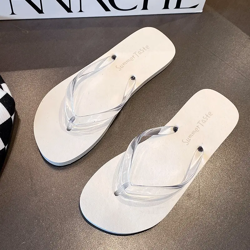 Women's 2024 Summer Flip Flops Clip Off Non-Slip Casual Flat Sandals - Image 4