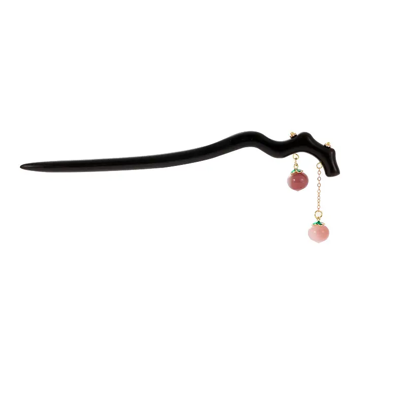 Ebony Hairpin with Pearl Earrings for Women — feature 10