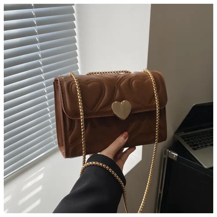 White Chain Embroidered Shoulder Bag for Women — feature 12