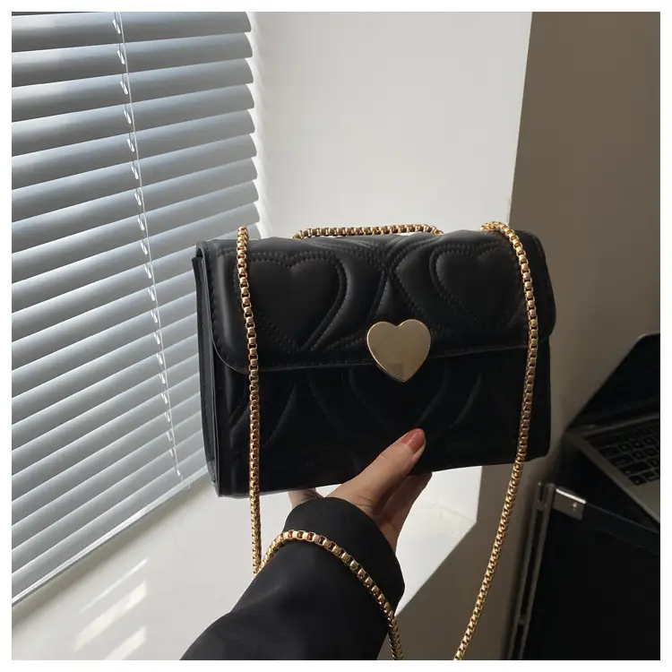 White Chain Embroidered Shoulder Bag for Women — feature 14