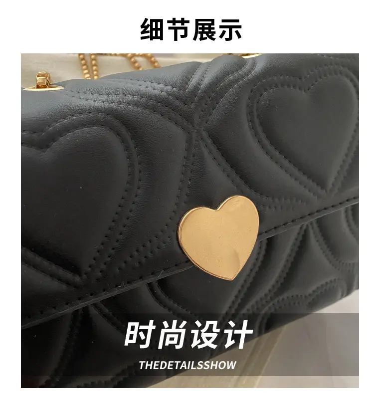 White Chain Embroidered Shoulder Bag for Women — feature 3