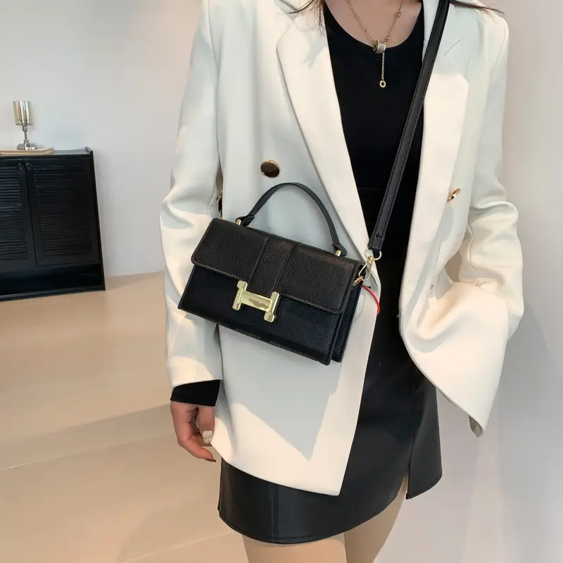 Pink Texturized Crossbody Bag for Women
