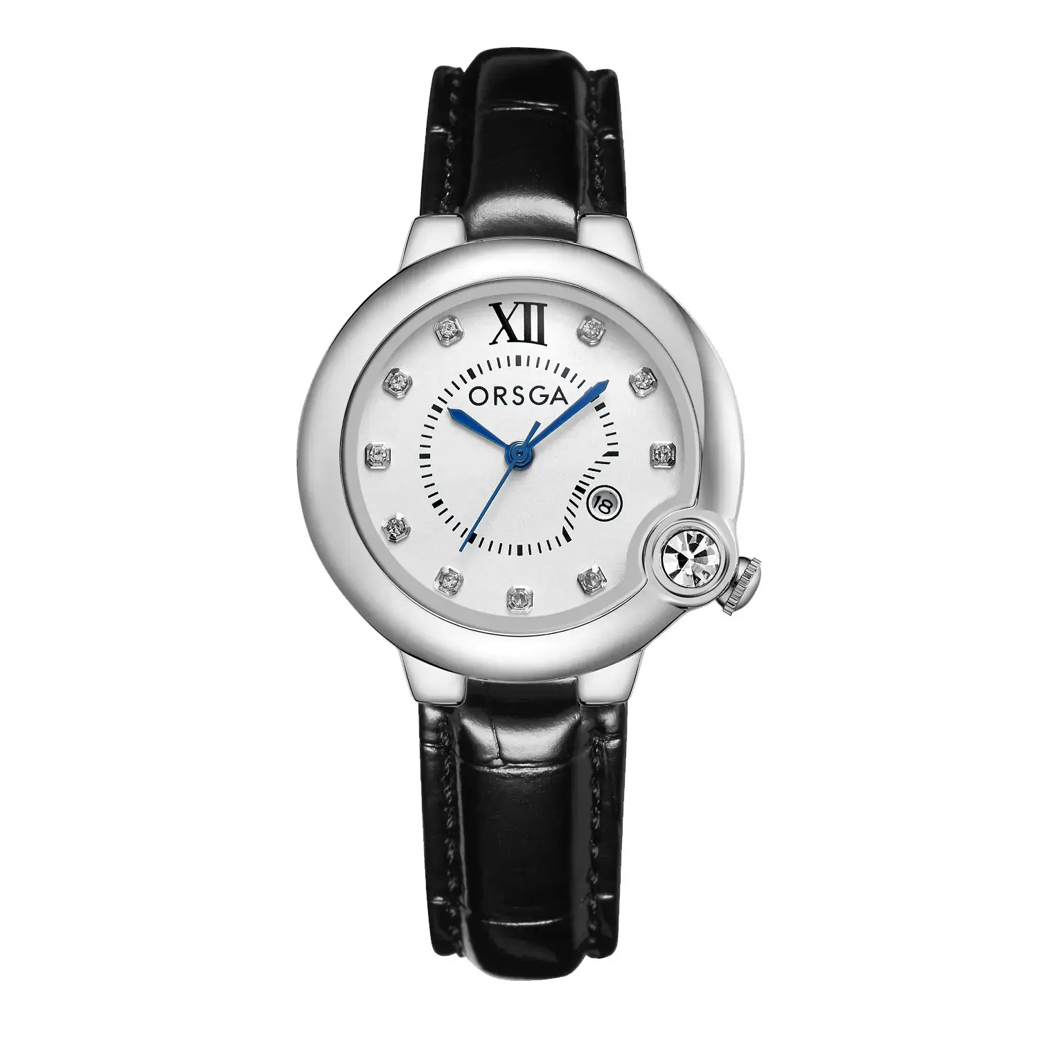 ORSGA Women's Rose Gold Diamond Watch with Balloon Calendar - Image 10