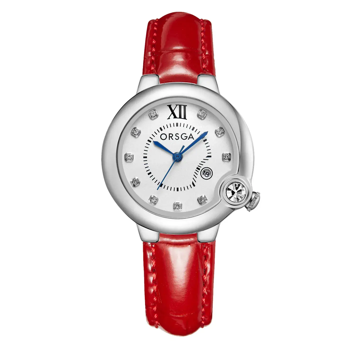 ORSGA Women's Rose Gold Diamond Watch with Balloon Calendar - Image 13