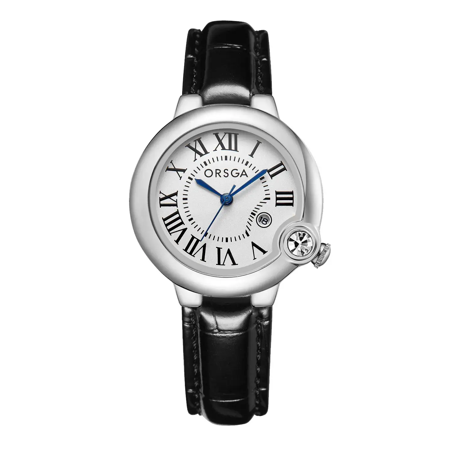 ORSGA Women's Rose Gold Diamond Watch with Balloon Calendar - Image 20