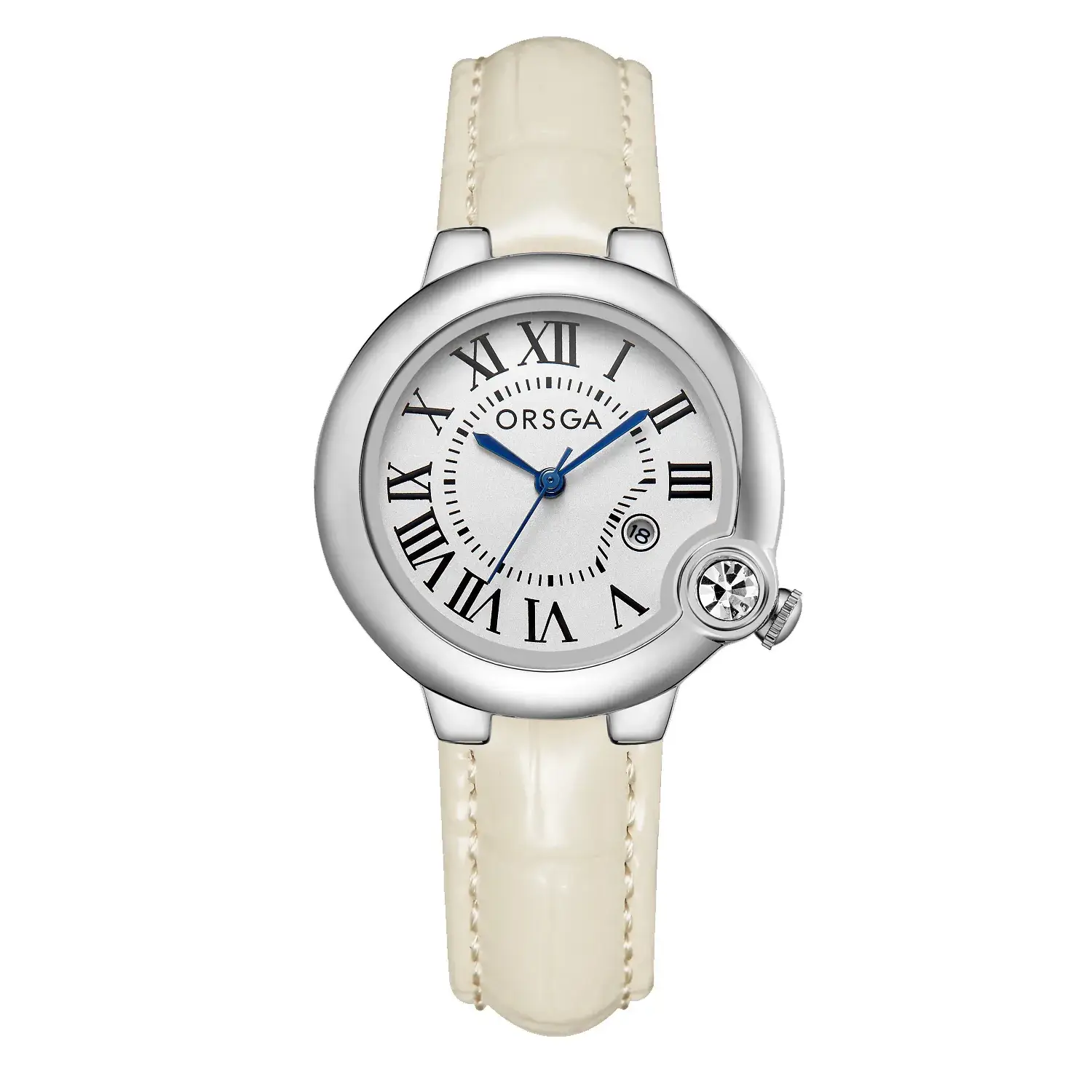 ORSGA Women's Rose Gold Diamond Watch with Balloon Calendar - Image 21