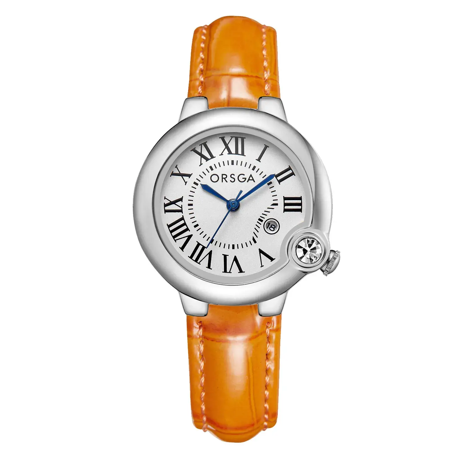 ORSGA Women's Rose Gold Diamond Watch with Balloon Calendar - Image 24