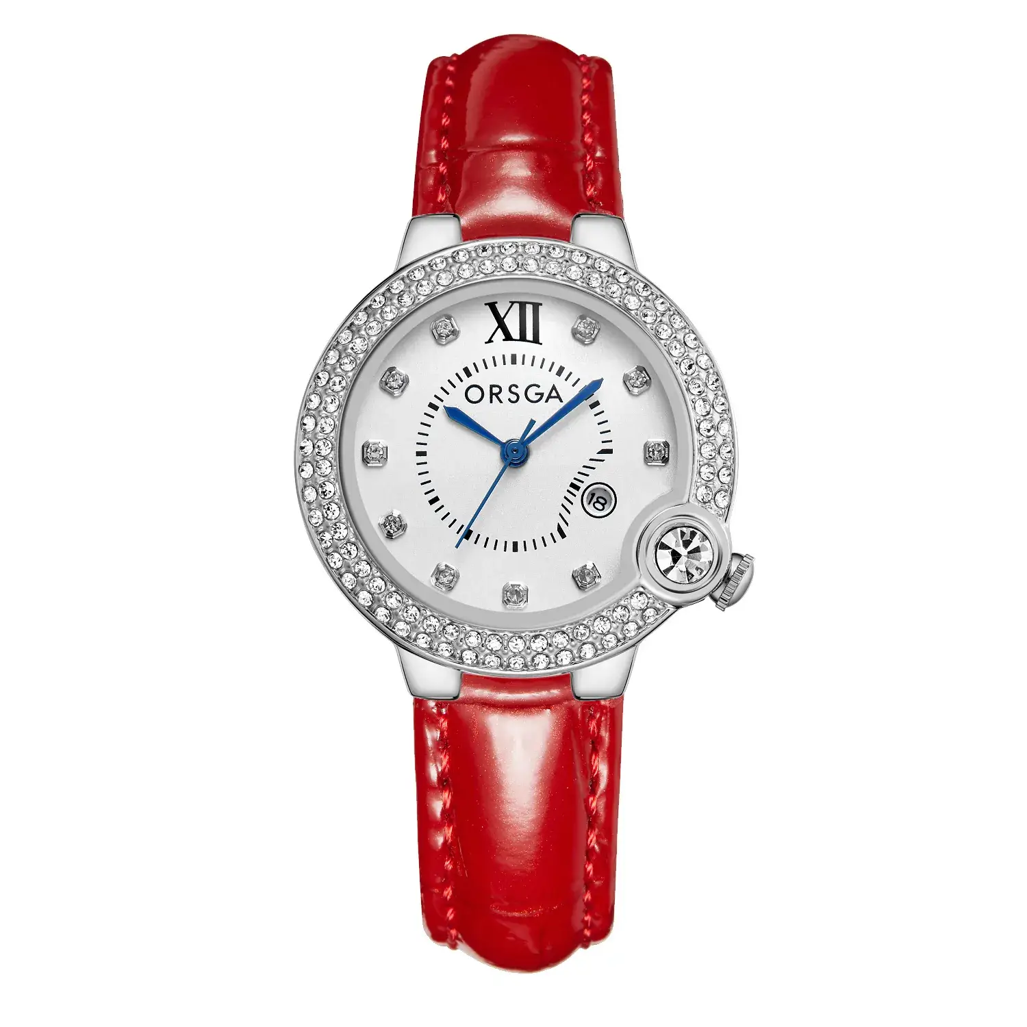 ORSGA Women's Rose Gold Diamond Watch with Balloon Calendar - Image 33