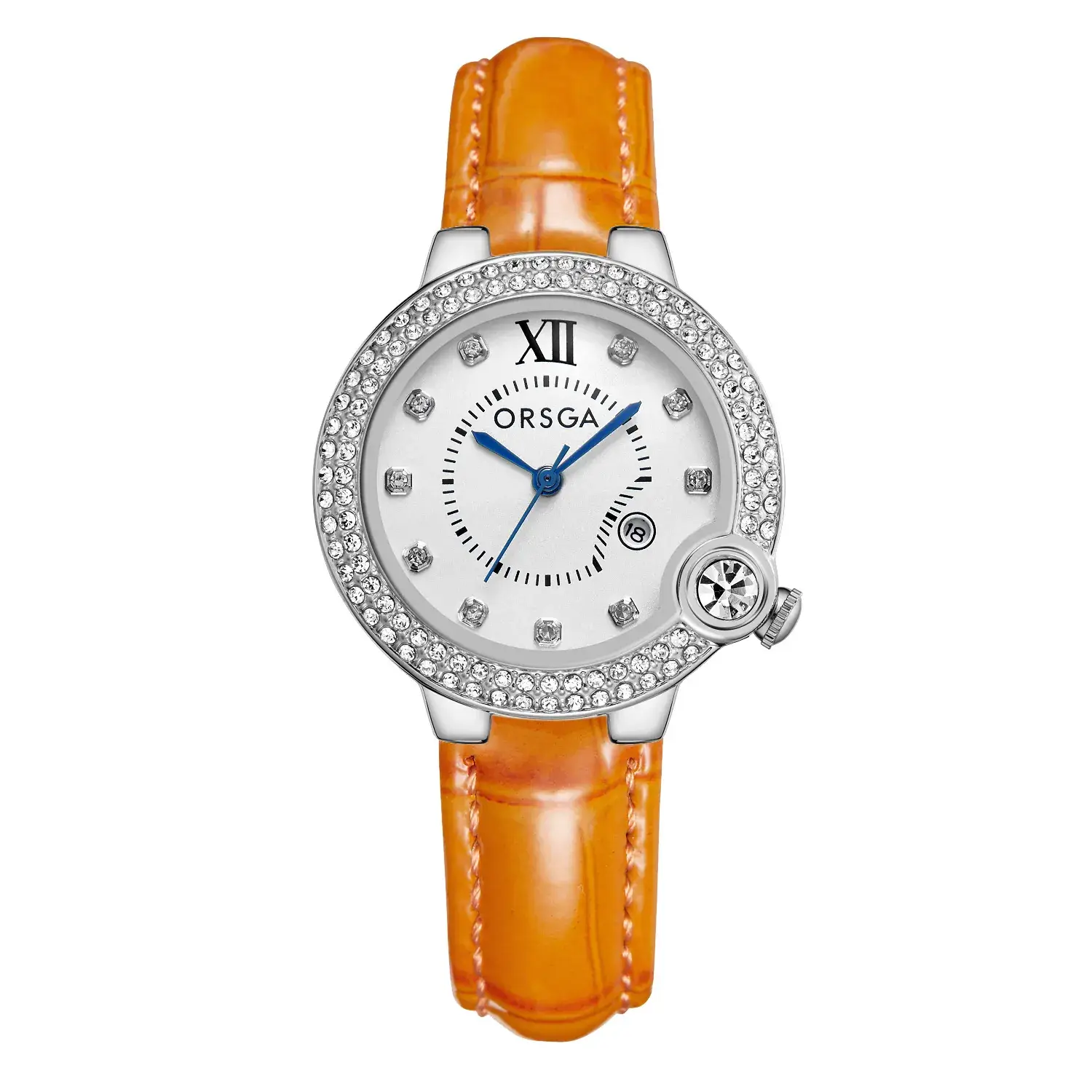 ORSGA Women's Rose Gold Diamond Watch with Balloon Calendar - Image 34
