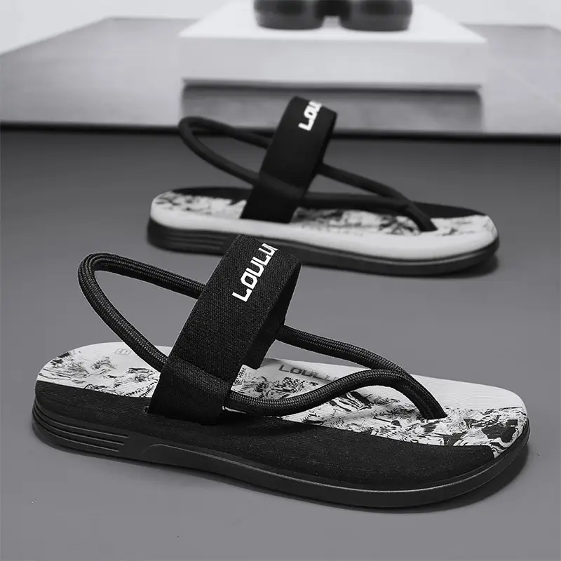 Vietnam Flip-flops Men's Summer Outer Wear Non-slip Driving Dual-purpose Beach Sandals Distinctive Flip-flops Casual Men's Slippers