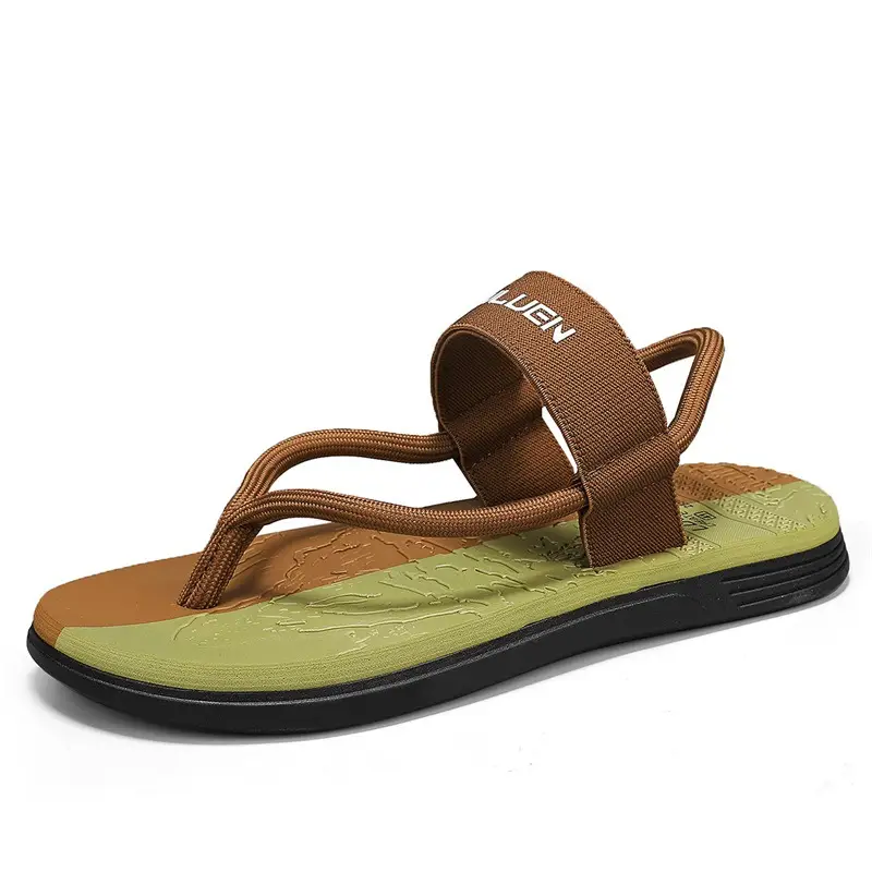Vietnam Flip-flops Men's Summer Outer Wear Non-slip Driving Dual-purpose Beach Sandals Distinctive Flip-flops Casual Men's Slippers