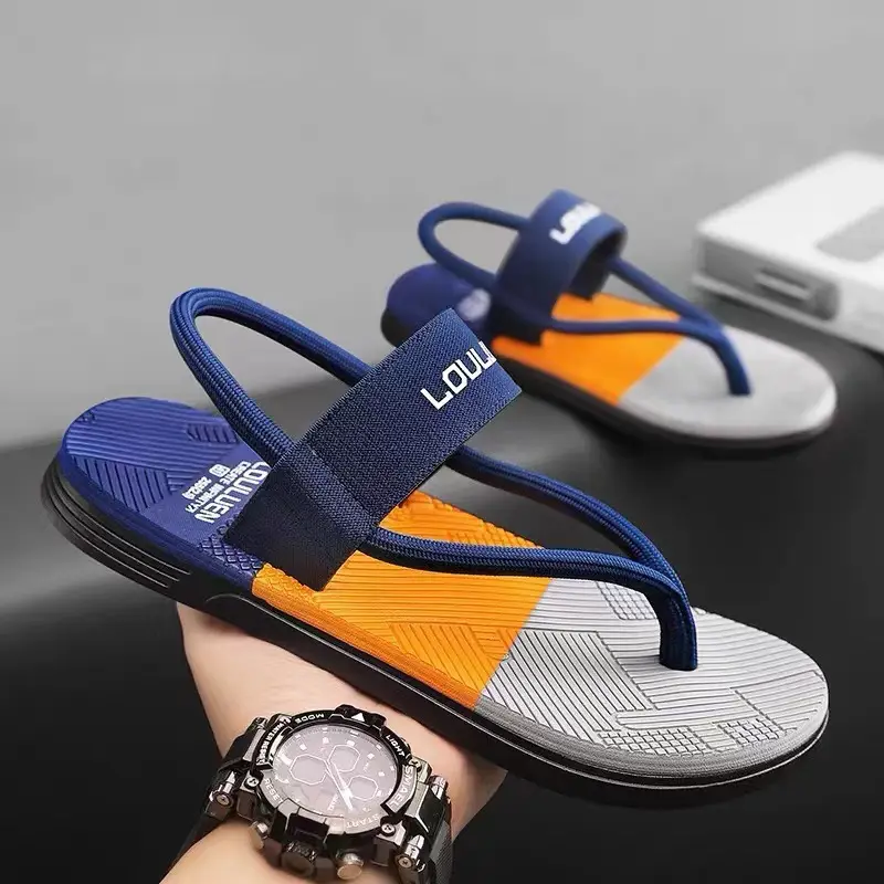 Vietnam Flip-flops Men's Summer Outer Wear Non-slip Driving Dual-purpose Beach Sandals Distinctive Flip-flops Casual Men's Slippers
