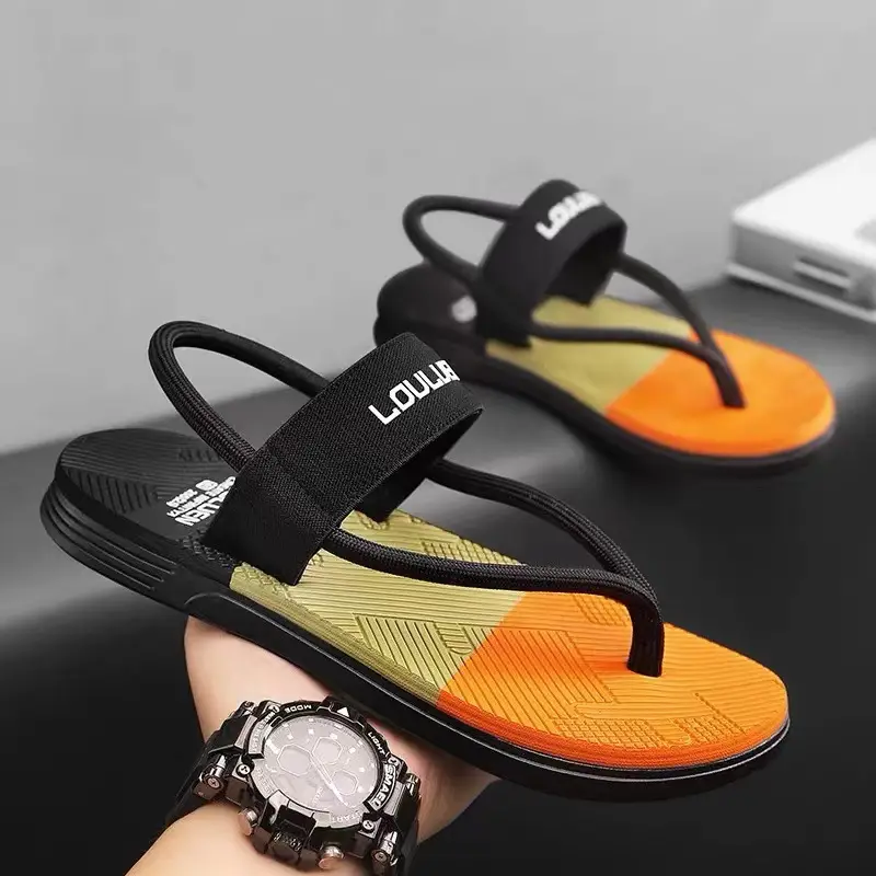 Vietnam Flip-flops Men's Summer Outer Wear Non-slip Driving Dual-purpose Beach Sandals Distinctive Flip-flops Casual Men's Slippers