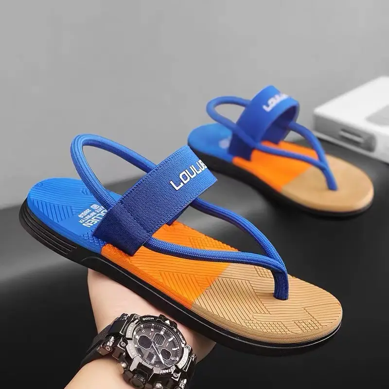 Vietnam Flip-flops Men's Summer Outer Wear Non-slip Driving Dual-purpose Beach Sandals Distinctive Flip-flops Casual Men's Slippers