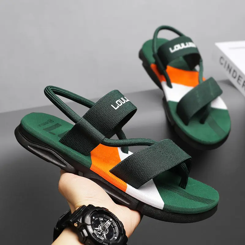 Vietnam Flip-flops Men's Summer Outer Wear Non-slip Driving Dual-purpose Beach Sandals Distinctive Flip-flops Casual Men's Slippers