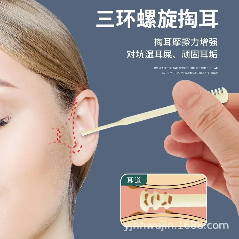 Factory Double Nose Hair Knife Spiral Ear Spoon Trimmer
