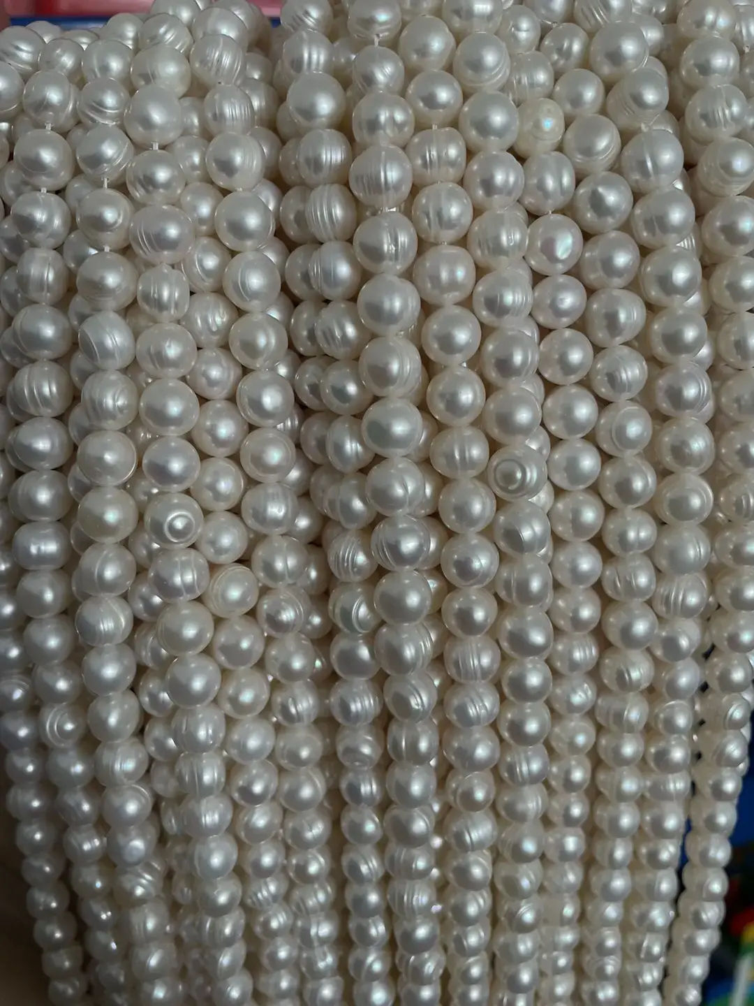 8-9mm White Natural Pearl Necklace Wholesale — feature 4