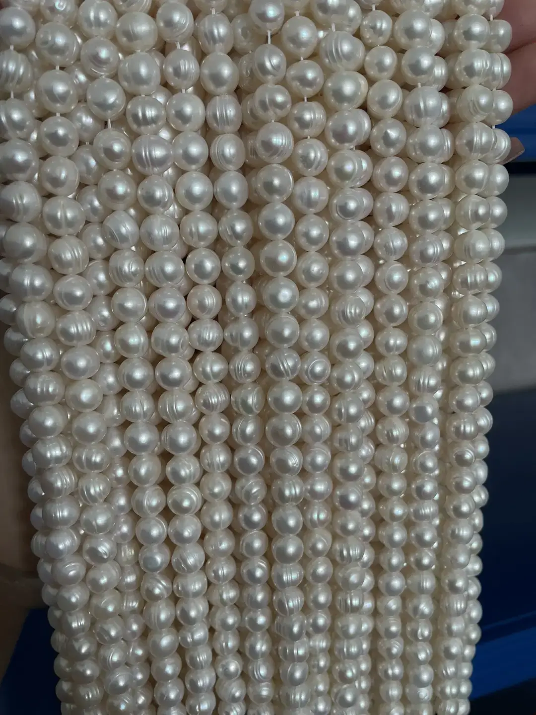 8-9mm White Natural Pearl Necklace Wholesale — feature 5