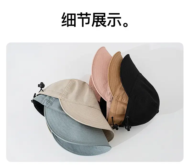 Women Sun Hat with Large Brim, Cotton Linen, Anti-Ultraviolet — feature 29