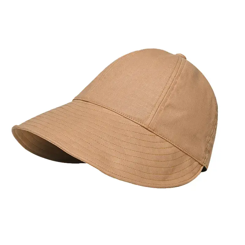 Women Sun Hat with Large Brim, Cotton Linen, Anti-Ultraviolet - Image 3